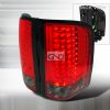 Chevrolet Silverado 2007-2010 LED Tail Lights -  Red Smoke 