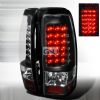 Chevrolet Silverado  1999-2002 Black LED Tail Lights 