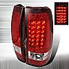 Chevrolet Silverado  1999-2002 Red LED Tail Lights 