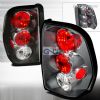 Chevrolet Trailblazer  2002-2009 Black Euro Tail Lights 