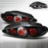 Hyundai Tiburon  1997-1999 Black Euro Tail Lights 