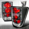 Nissan Titan  2004-2012 Black Euro Tail Lights 