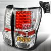 Toyota Tundra 2007-2010 LED Tail Lights -  Chrome 