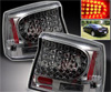 Dodge Charger 2005-2008 Chrome Housing with Smoked Lens LED Tail Lights