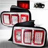 Ford Mustang 2005-2008 Chrome LED Tail Lights