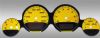 Dodge Magnum 2005-2009 Base Yellow / Yellow Night Performance Dash Gauges