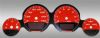 Dodge Charger 2005-2009 Base Orange / Orange Night Performance Dash Gauges