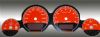 Dodge Magnum 2005-2009 Srt8 Orange / Orange Night Performance Dash Gauges