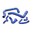 Ford Mustang Gt/Cobra 1986-1993 Mishimoto Silicone Radiator Hose Kit - Blue