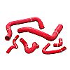 Ford Mustang Gt/Cobra 1986-1993 Mishimoto Silicone Radiator Hose Kit - Red