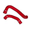 Jeep Wrangler 6 Cyl 1997-2006 Mishimoto Silicone Radiator Hose Kit - Red