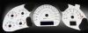 Chevrolet Monte Carlo 2000-2005  White / Blue Night Performance Dash Gauges