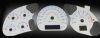 Chevrolet Monte Carlo 2000-2005  Silver / Blue Night Performance Dash Gauges