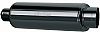 Ractive Round Black Chrome Muffler with 3.5 in. Slant Cut Tip and Silencer