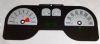 Ford Mustang 2005-2009 Gt Silver / Green Night Performance Dash Gauges