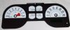 Ford Mustang 2005-2009 Gt White / My Color Performance Dash Gauges