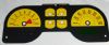 Ford Mustang 2005-2009 Gt Yellow / My Color Performance Dash Gauges