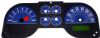 Ford Mustang 2005-2009 Gt Blue Performance Dash Gauges