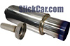 RS Type Stainless Steel Muffler with Titanium Tip