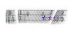 Nissan Titan  2008-2012 Polished Main Upper Aluminum Billet Grille