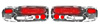 Chevrolet Caprice 91-96 Chrome Euro Tail Lights with Smoked Lens