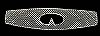 Infiniti Ex35  2011-2012 Chrome Main Upper X Mesh Grille