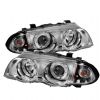 Bmw 3 Series 1991-2001 4DR Chrome Halo Amber Projector Headlights