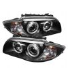 Bmw 1 Series 2008-2010  Black  Halo Projector Headlights