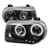 Chrysler 300C  2005-2010 Ccfl LED Projector Headlights  - Black