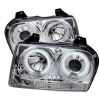 Chrysler 300 (300 Only) 2005-2007 Ccfl LED Projector Headlights  - Chrome