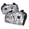 Chrysler 300C (300 Only) 2005-2007 Halo LED Projector Headlights  - Chrome