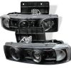 Chevrolet Astro  1995-2005 Halo Projector Headlights  - Black