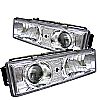 Gmc Full Size Pickup 1500/2500/3500 1992-1994  Projector Headlights  - Chrome