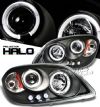 Chevrolet Cobalt 2005-2007  Black W/ Halo Projector Headlights