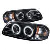 Chevrolet Impala  2000-2005 Ccfl LED Projector Headlights  - Black