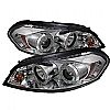 Chevrolet Monte Carlo  2006-2007 Halo LED Projector Headlights  - Chrome