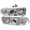 Chevrolet S10 Pickup  1998-2004 Halo Projector Headlights  - Chrome