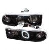 Chevrolet Blazer  1998-2005 Ccfl Projector Headlights  - Black