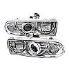 Chevrolet S10 Pickup  1998-2004 Ccfl Projector Headlights  - Chrome