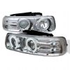 Chevrolet  Silverado 2000-2006  Chrome Ccfl LED Projector Headlights