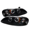 Dodge Stratus  2001-2006 Halo LED Projector Headlights  - Black