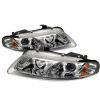 Dodge Avenger 1997-2000 2DR Chrome Halo LED Projector Headlights