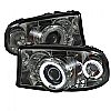 Dodge Dakota  1997-2004 1pc Ccfl LED Projector Headlights  - Smoke