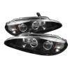 Dodge Intrepid 1998-2004  Black Halo LED Projector Headlights