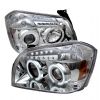 Dodge Magnum  2005-2007 Ccfl LED Projector Headlights  - Chrome