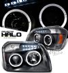 Dodge Magnum 2005-2007  Black W/ Halo Projector Headlights