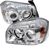 Dodge  Magnum 2005-2007 Chrome Halo LED Projector Headlights