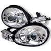 Dodge Neon 2000-2002  Chrome Halo LED Projector Headlights