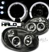 Dodge Neon 2003-2005  Black W/ Halo Projector Headlights