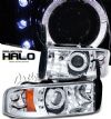 Dodge Ram 1994-2001  Chrome W/ Halo Projector Headlights